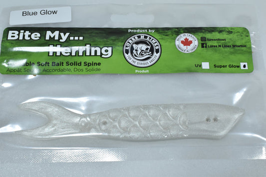 bite my herring artificial salmon trout cut bait