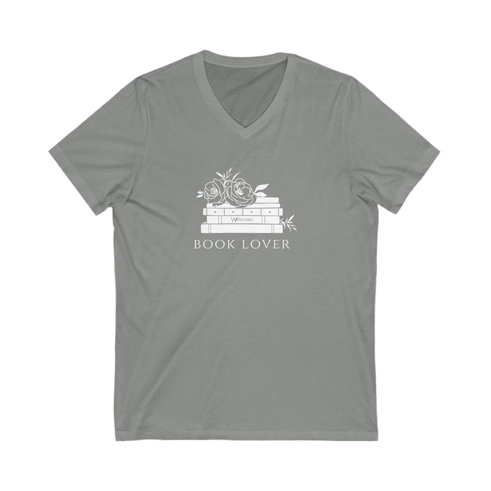 Book Lover Short Sleeve V-Neck Tee