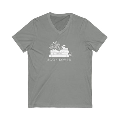 Book Lover Short Sleeve V-Neck Tee
