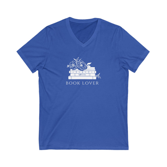 Book Lover Short Sleeve V-Neck Tee