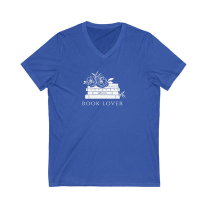 Book Lover Short Sleeve V-Neck Tee
