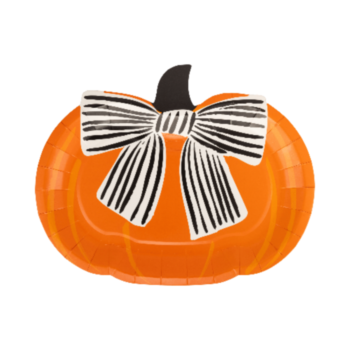 My Mind’s Eye Bow Pumpkin Plate