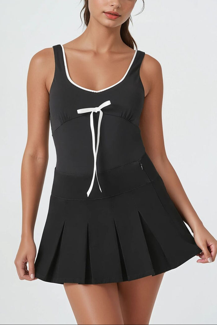 Bow Ricrac-Trim Bodysuit