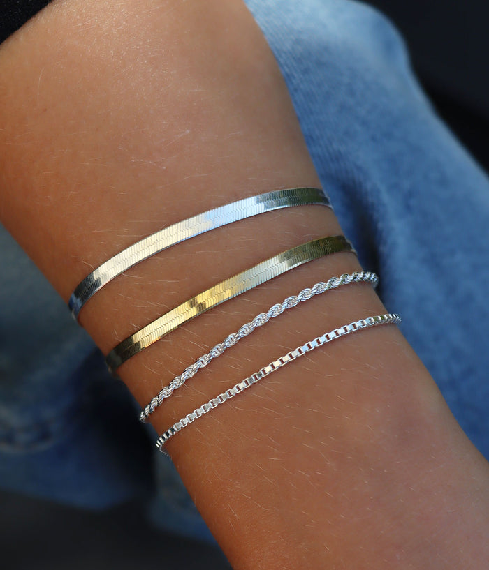 Box Chain Armband | 925 silver