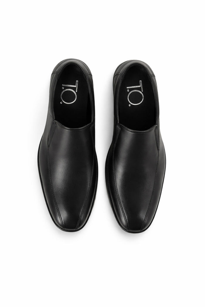 Boy's Black Milano Slip-On Shoes