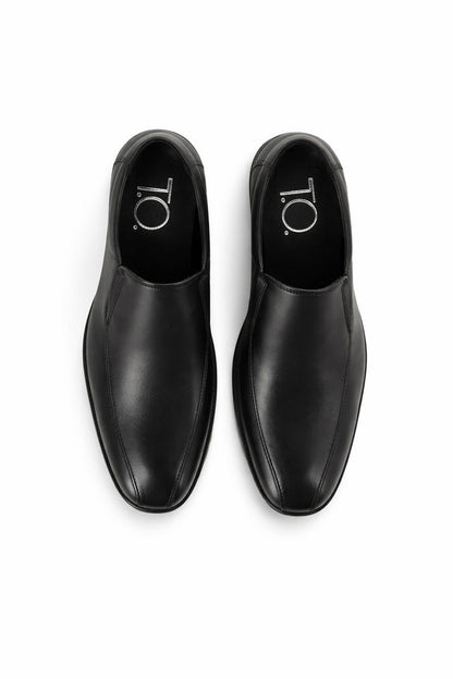 Boy's Black Milano Slip-On Shoes