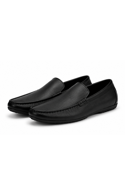 Boy's Classic Black Slip-On Loafer