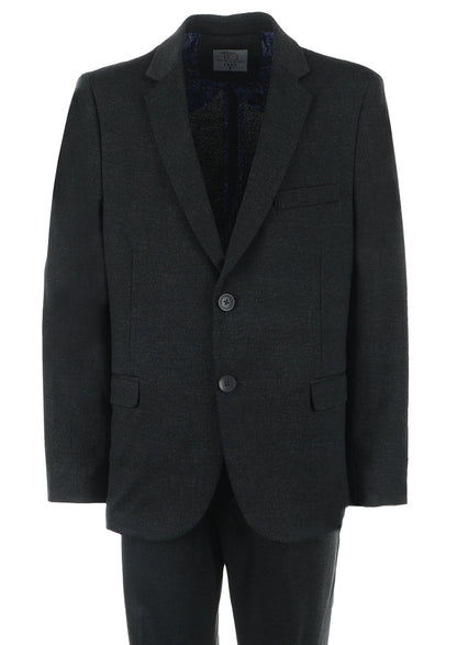 Boy's Fashion Soho Stretch Suit - Charcoal