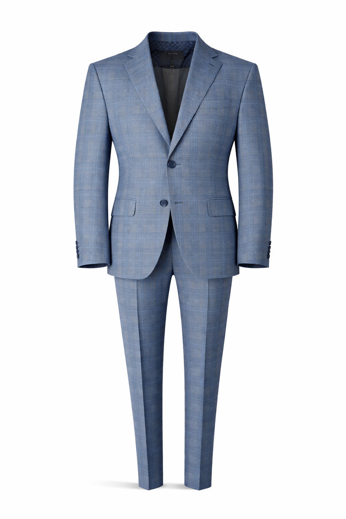 Boy's Fashion Soho Stretch Suit - Light Blue