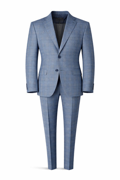 Boy's Fashion Soho Stretch Suit - Light Blue