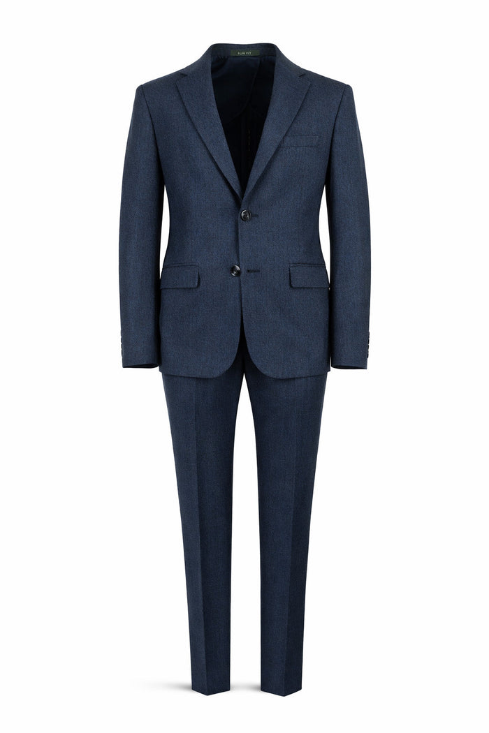 Boy's Flex Fashion Suit - Blue Plaid