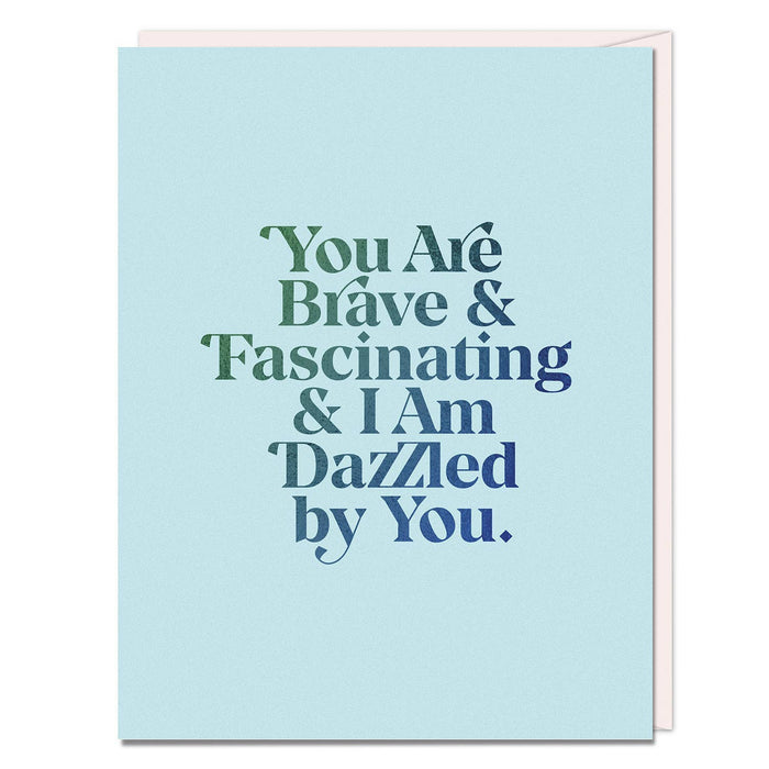 Brave & Fascinating Card - Elizabeth Gilbert