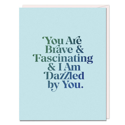 Brave & Fascinating Card - Elizabeth Gilbert
