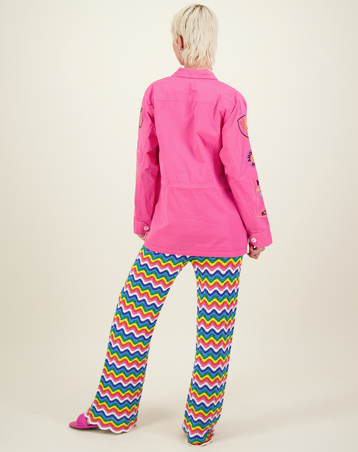 Brianna Colorful Crochet Pants