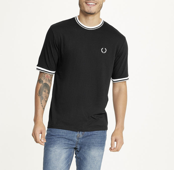 Brooklyn Laundry Men'sÂ Tonal Embroidery Crew Neck Tee