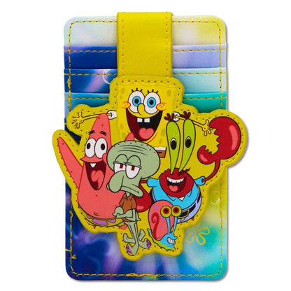 Buckle- Down SpongeBob SquarePants Five Character Group Pose Wallet ID Card Holder