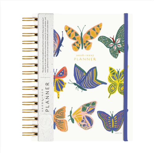 Seedlings Butterfly Beauties 17-Month Weekly Planner