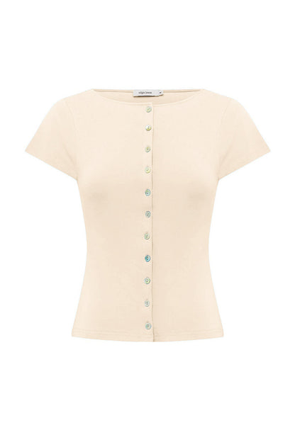 Button-Through Tee Avena