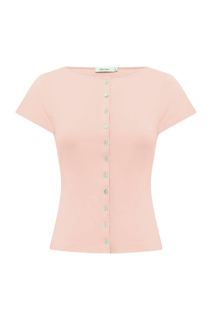 Button-Through Tee Petalo