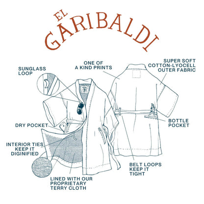 Custom California Cowboy Garibaldi Robe - Corporate Gifts