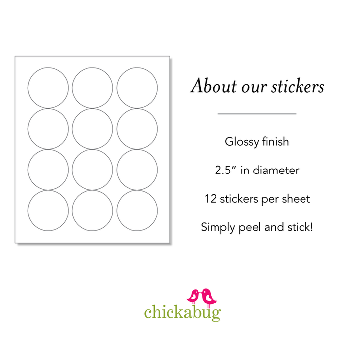 Calligraphy "We're Grateful For You" Stickers