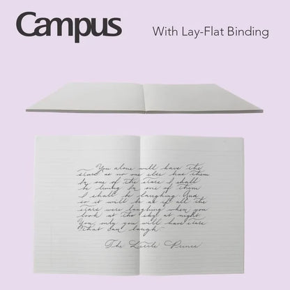 Campus College Ruled Notebook 3 Pack - Blue/Purple/Pink