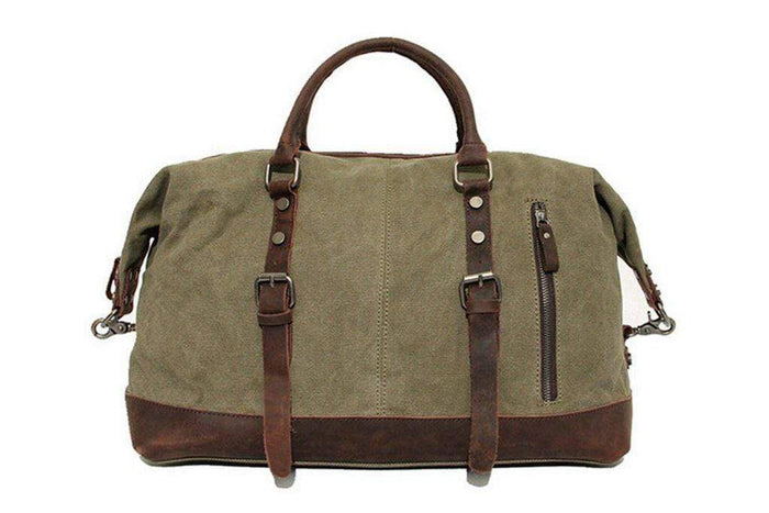 Army Green Custom Canvas Weekend Bag - Corporate Gifts