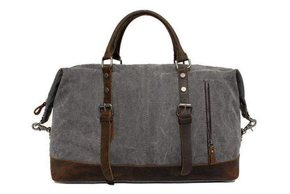 Grey Custom Canvas Weekend Bag - Corporate Gifts