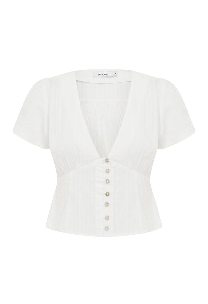 Cap-Sleeve Top Bianca