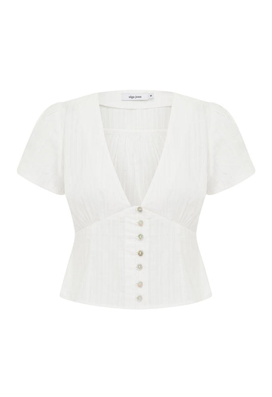 Cap-Sleeve Top Bianca