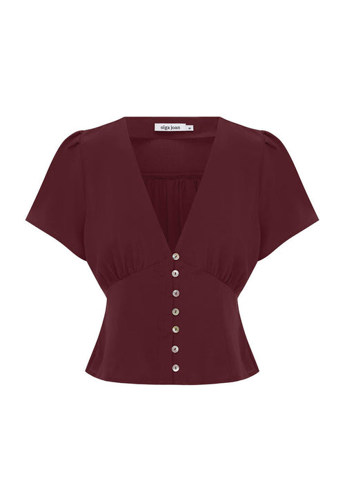Cap-Sleeve Top Vino