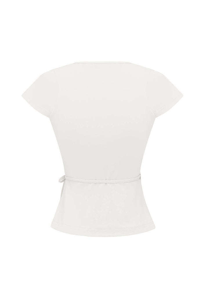 Cap-Sleeve Wrap Top Bianca (Original Fit)
