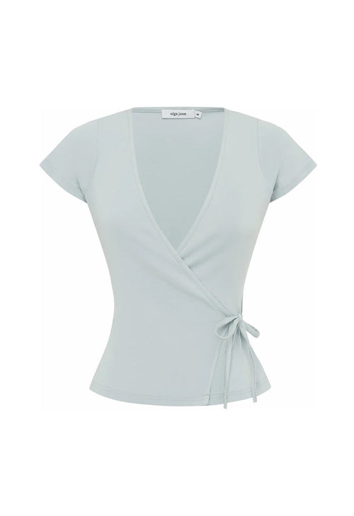Cap-Sleeve Wrap Top Perla (Original Fit)