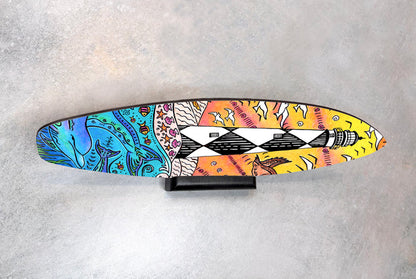 Cape Lookout Lighthouse Surfboard Wall Art