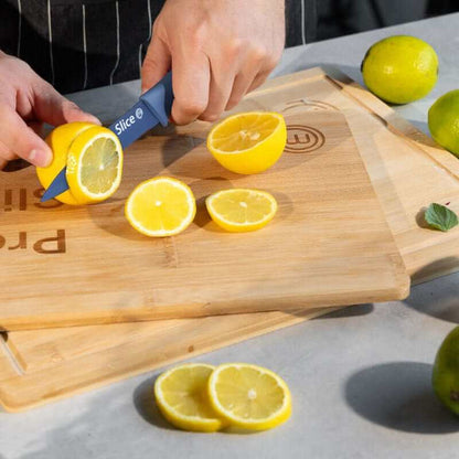 UK MASTERCHEF KNIFE & BOARD SET 5 PCS VIVID KITCHENWARE