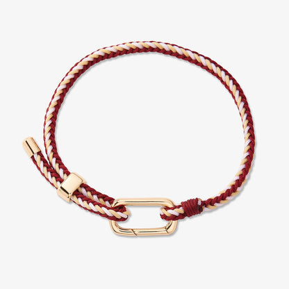 Maroon, Tan & White