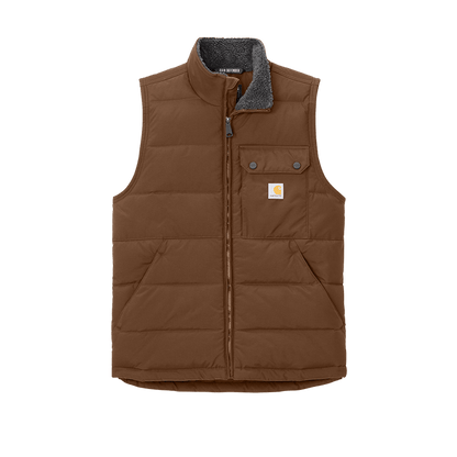SM / Red Duck Brown Custom Carhartt Montana Insulated Vest - Corporate Gifts