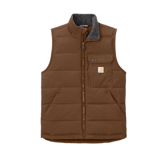SM / Red Duck Brown Custom Carhartt Montana Insulated Vest - Corporate Gifts
