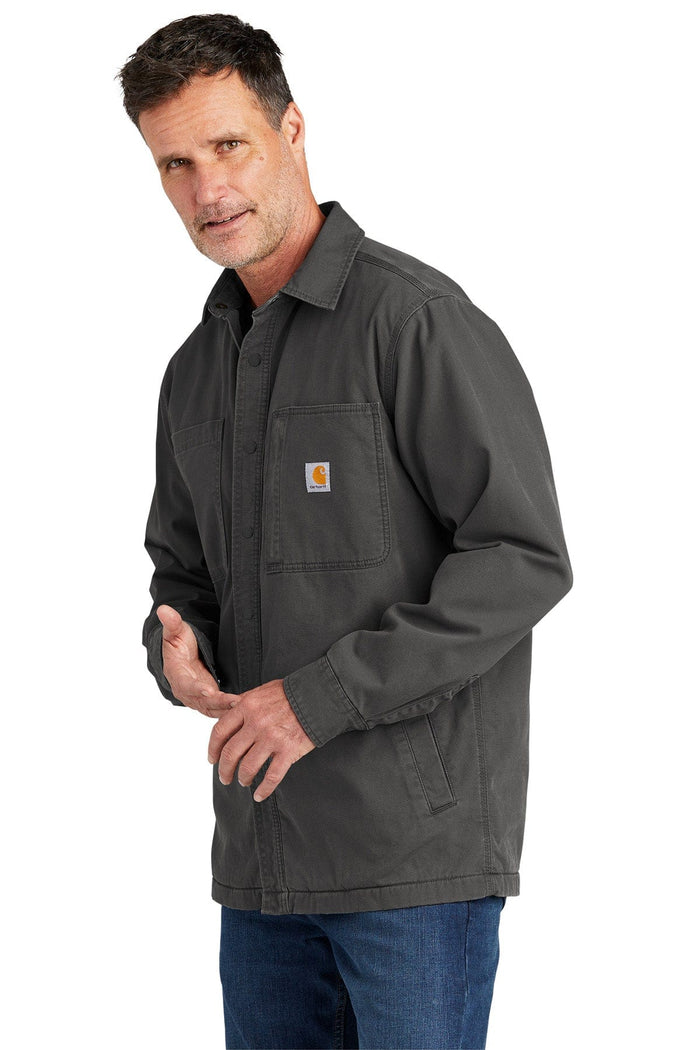 Custom Carhartt Rugged Flex Fleece-Lined Shirt Jacket - Corporate Gifts