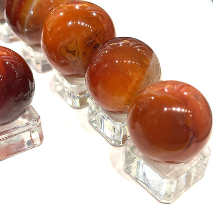 Carnelian gemstone Sphere