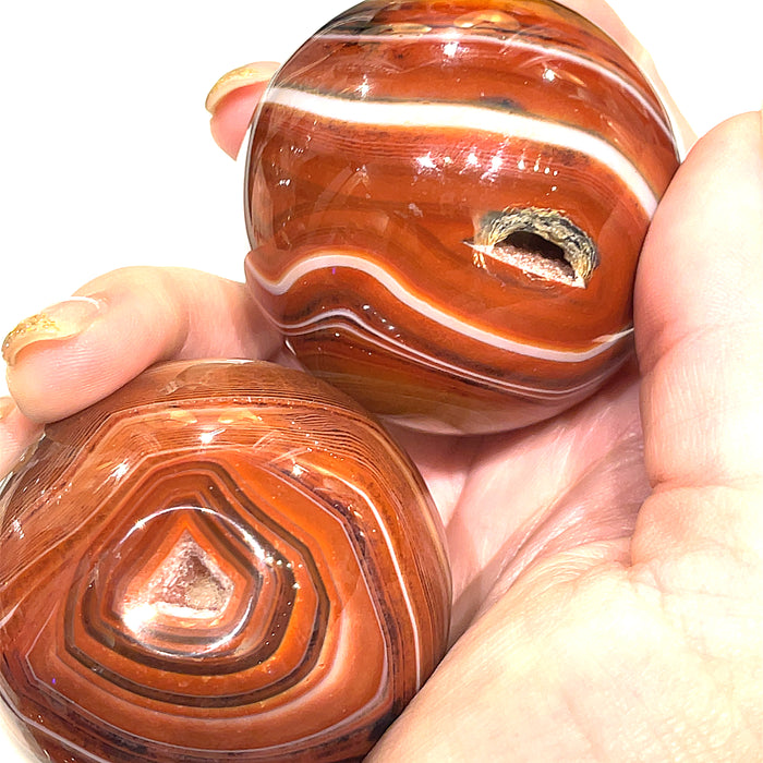 Carnelian gemstone Sphere