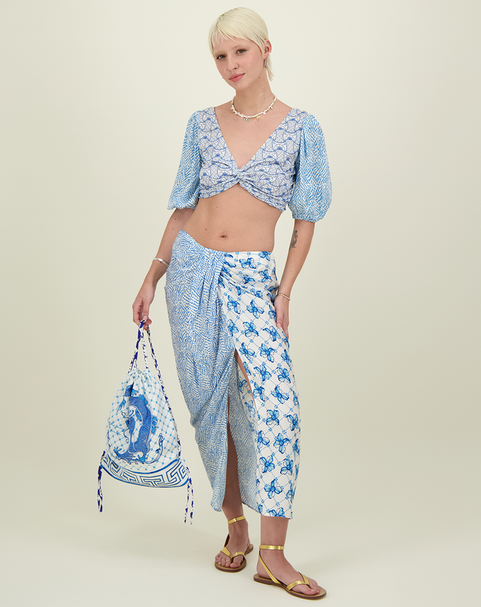 Cecilia Amalfi Drawstring Bag