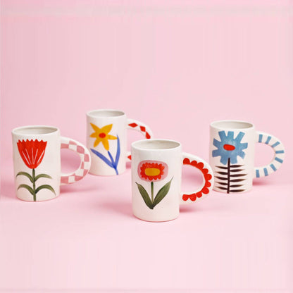 ChagoArt - Ceramic Coffee Mug-Handmade Coffee Cups-Tea Drinking Cups