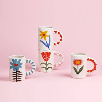 ChagoArt - Ceramic Coffee Mug-Handmade Coffee Cups-Tea Drinking Cups