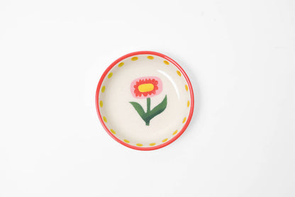 ChagoArt - Small Sunflower Trinket Tray-Ceramic Tasting Bowl-Pinch bowl