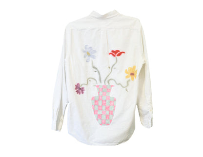Checkerboard Vase Shirt - Large - Juice Ceramics
