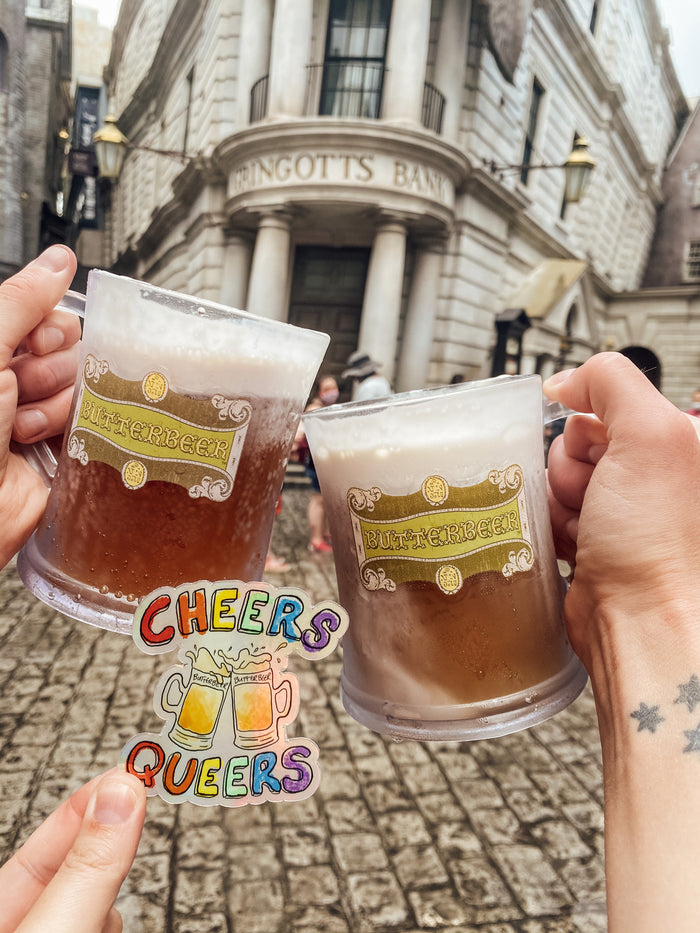 Cheers Queers Holographic Sticker
