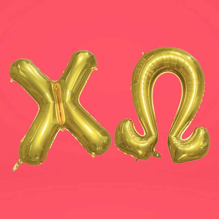 Duo Threads Chi Omega Sorority Balloon Set