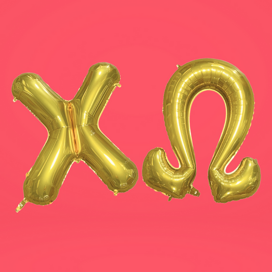 Duo Threads Chi Omega Sorority Balloon Set
