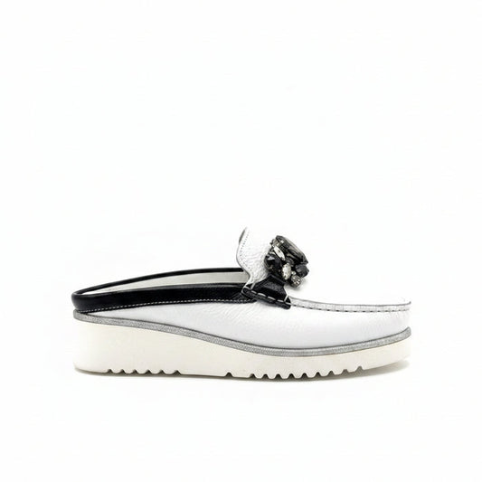 Chic Platform Loafer Mule Adria